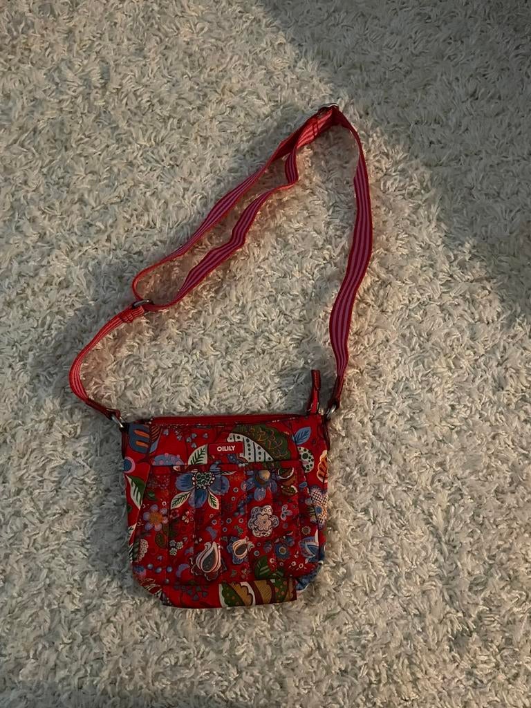 Oilily, Handtassen en Accessoires, Tassen | Schoudertassen, Ophalen of Verzenden, Zo goed als nieuw, Rood, Oilily