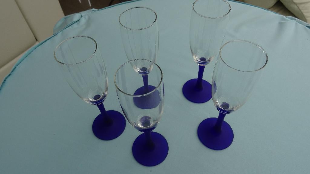 FLUTES À CHAMPAGNE, Enlèvement, Comme neuf, Verre, Verre ou Verres