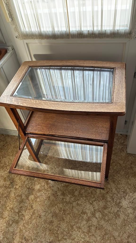 Vintage thee kabinet, Dieren en Toebehoren, Ophalen, Zo goed als nieuw