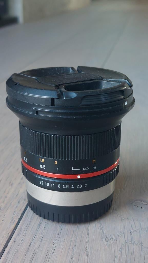 Samyang 12mm 2.0 voor Fujifilm, Audio, Tv en Foto, Ophalen of Verzenden, Groothoeklens