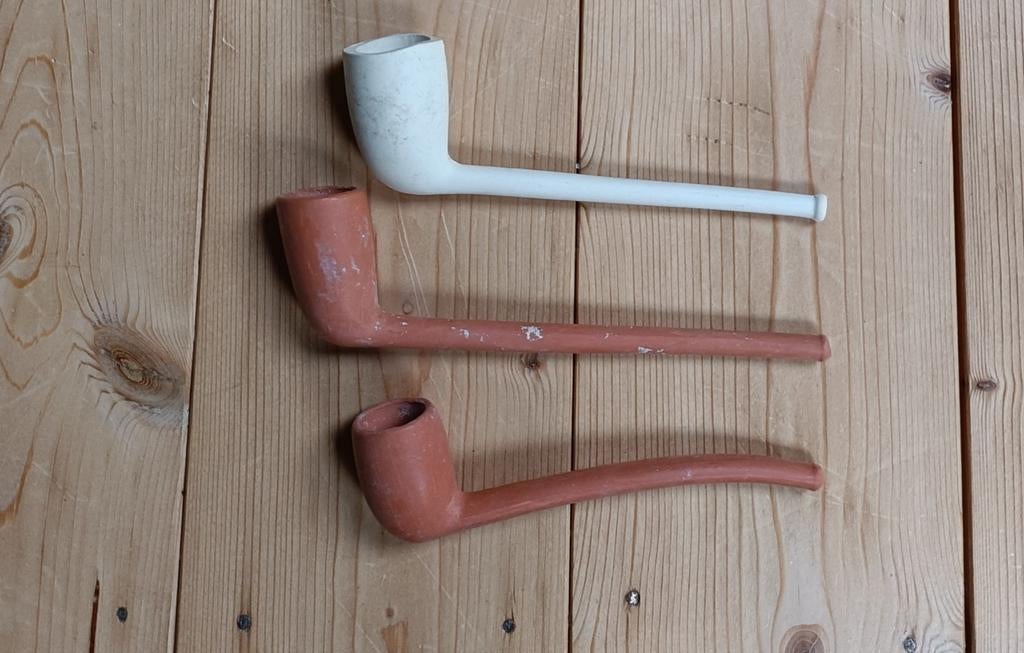 3 stuks stenen pijpen, Ophalen, Nieuw, (Water)pijp