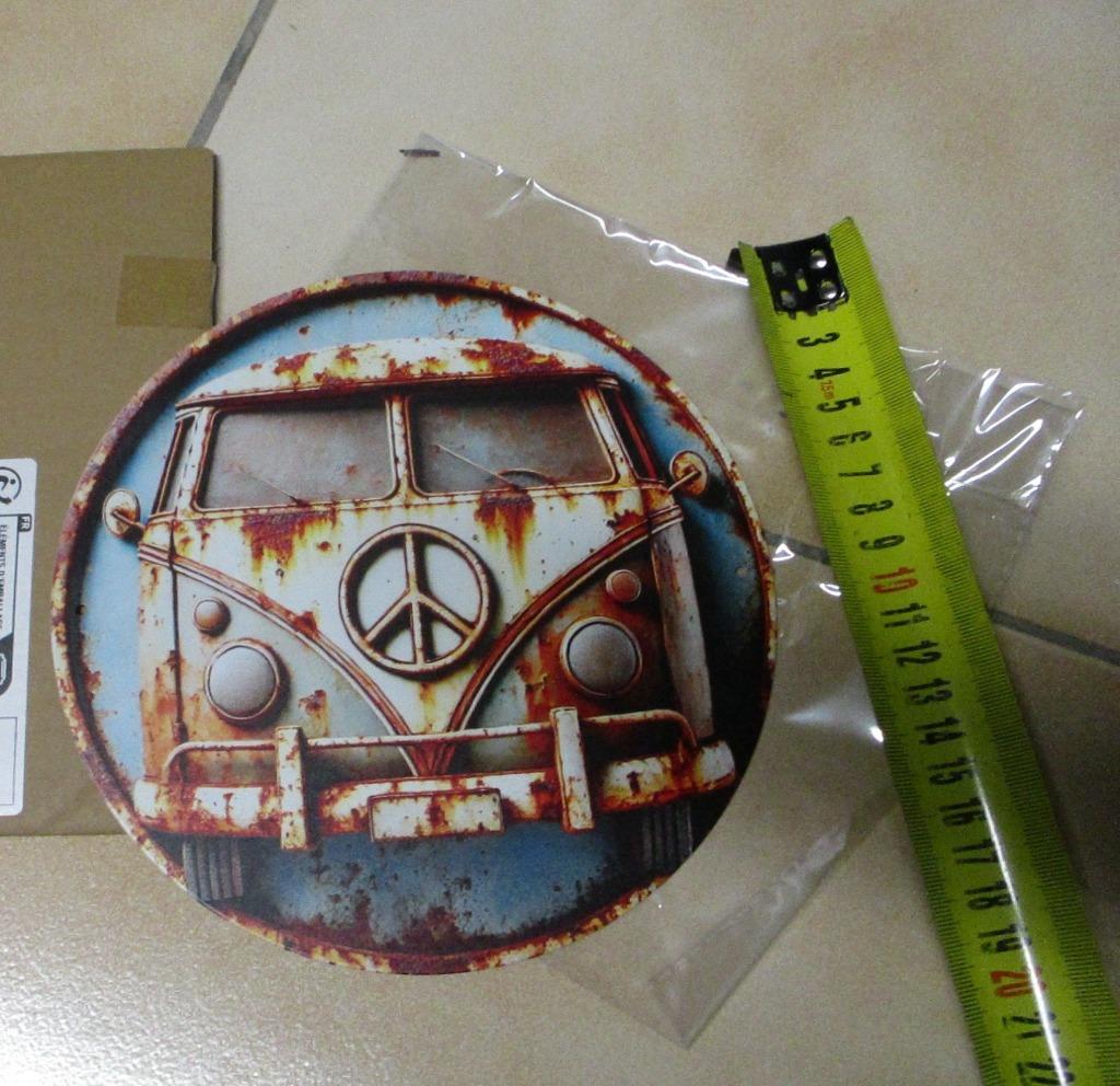 Nieuw VW camper aluminium bord volkswagen decoratie, Auto's, Particulier, Te koop, Transporter