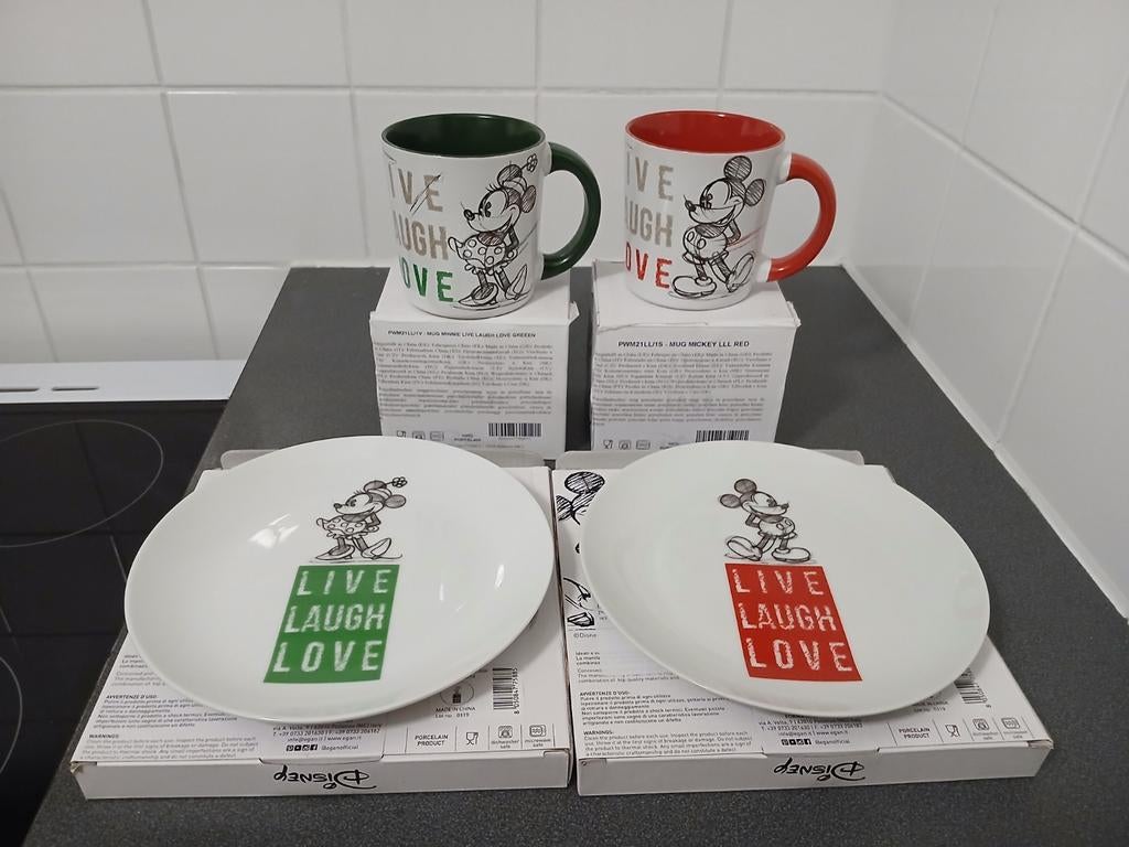 Assiette à gâteau Mugs Mickey & Minnie, Enlèvement ou Envoi