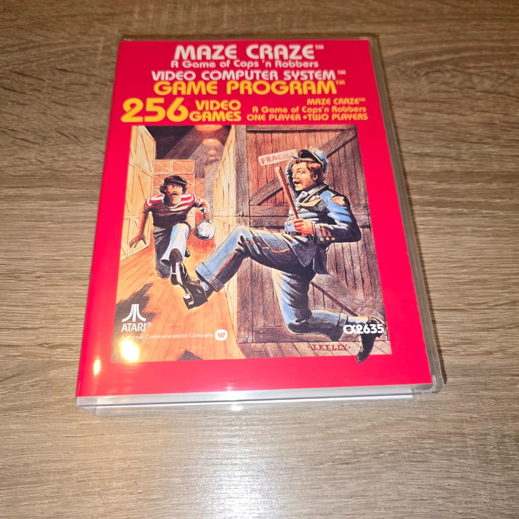 Maze Craze Atari 2600 Game case, Games en Spelcomputers, Games | Atari, Zo goed als nieuw, Atari 2600, Verzenden