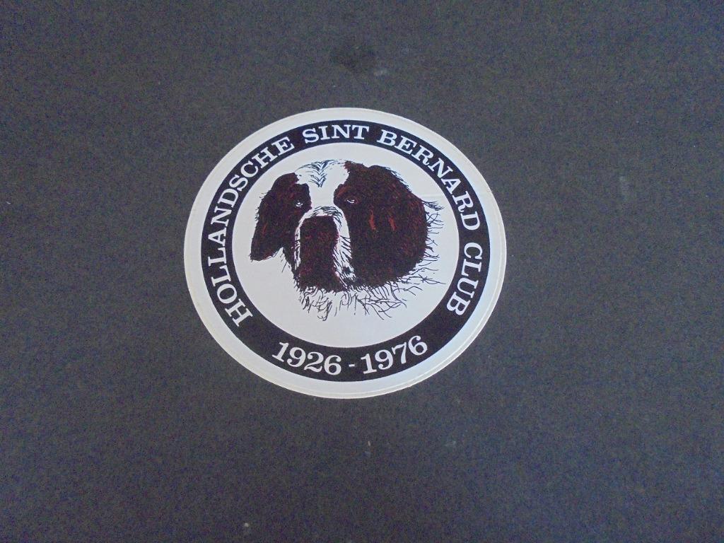 Sticker : Sint-Bernard hond, Verzenden, Nieuw, Dier en Natuur
