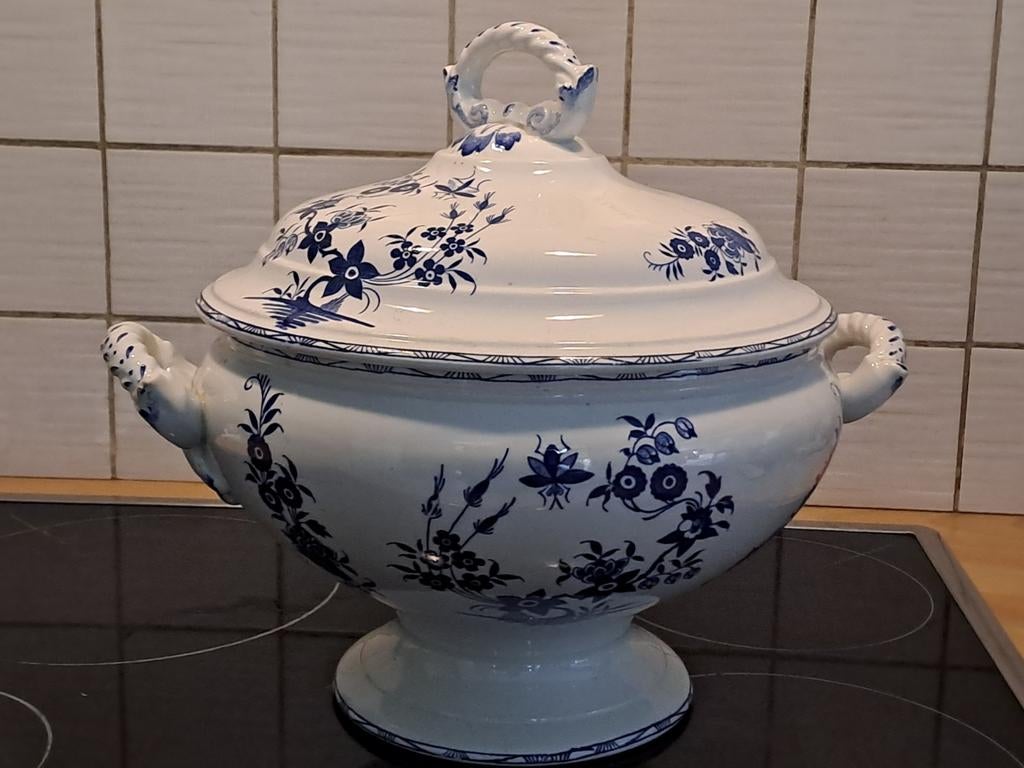 Oude soepterrine van Boch Frères, Ophalen