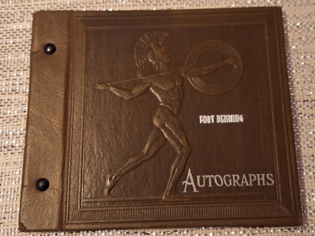 Carnet Fort BENNING (1943) avec 44 autographes, Enlèvement ou Envoi