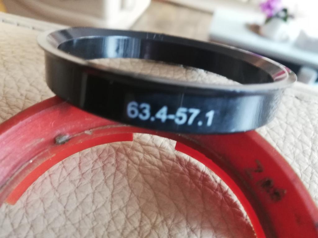 Bagues de centrage jantes 63.4 vers 57.1, Autos : Pièces & Accessoires, Enlèvement ou Envoi, Jante(s)