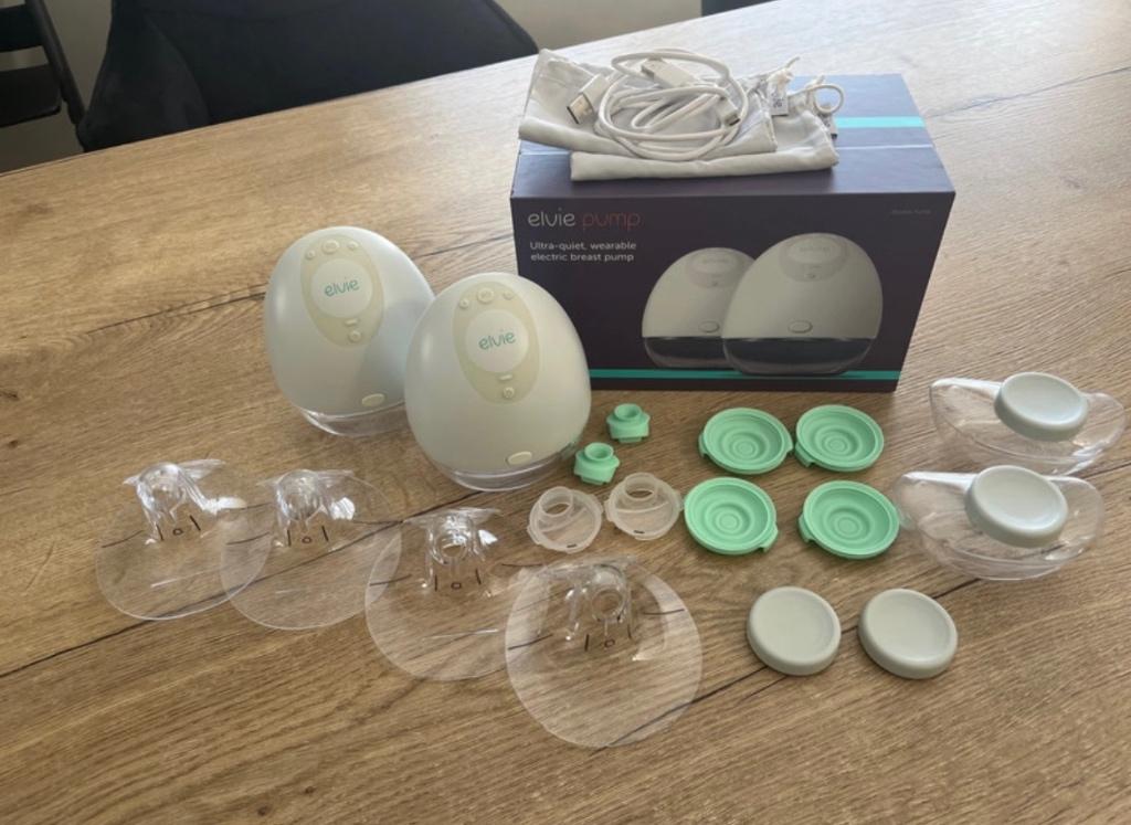Elvie dubbele borstkolf, Kinderen en Baby's, Babyvoeding en Toebehoren, Ophalen, Zo goed als nieuw, Borstkolf
