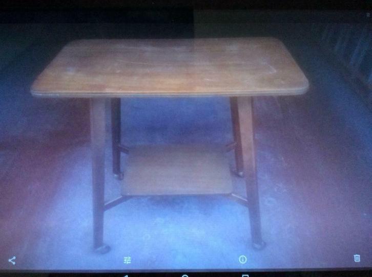 Table, Enlèvement, Utilisé, Rectangulaire, Autres essences de bois