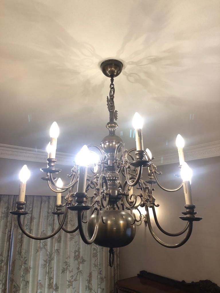 Luster, Ophalen, Zo goed als nieuw, Overige materialen, Klassiek