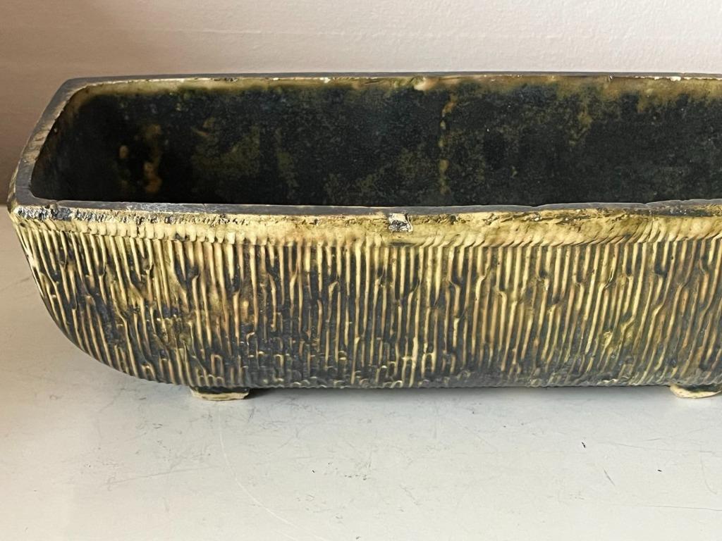 jardinière vintage à motif côtelé, Moins de 30 cm, Intérieur, Enlèvement, Utilisé