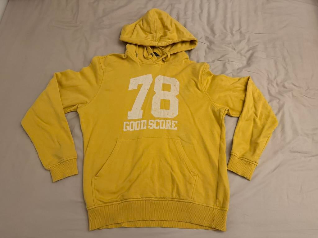 Gele hoodie - Maat XL, Ophalen of Verzenden, Zo goed als nieuw, Geel