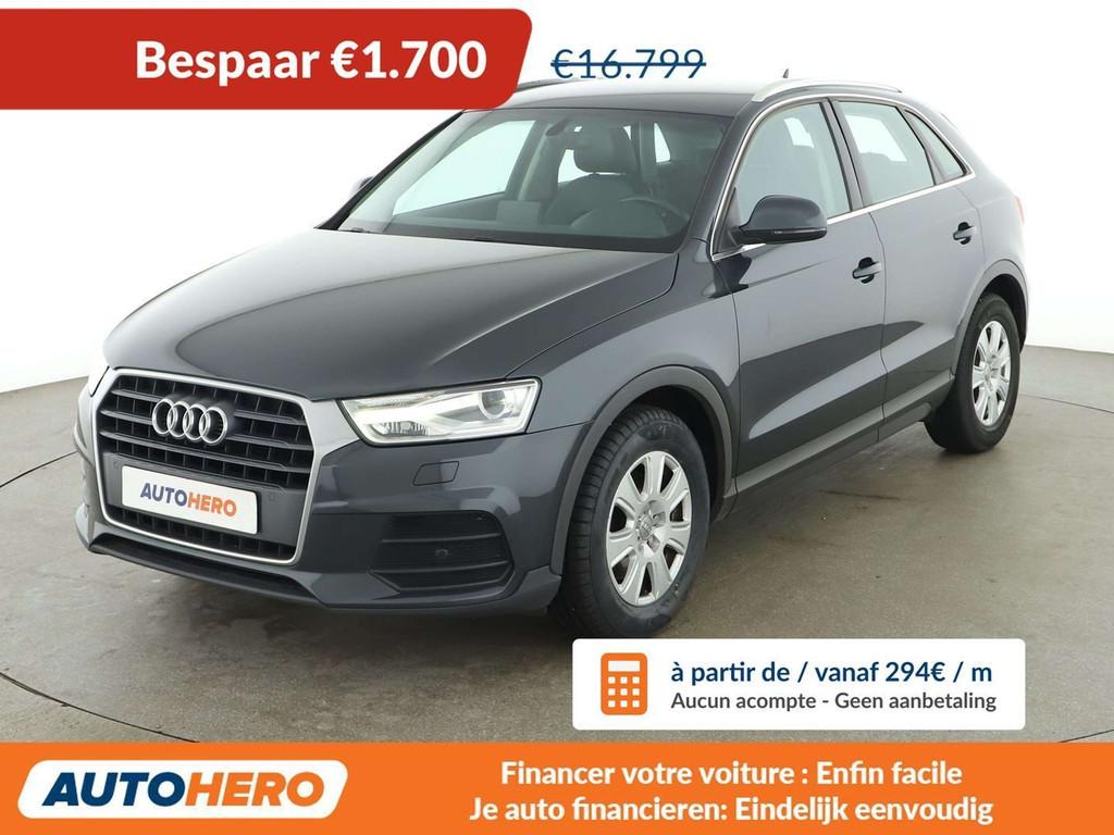 Audi Q3 2.0 TDI (année de construction 2018), Cuir, Argent ou Gris, Achat, https://public.car-pass.be/vhr/5c96287c-0724-49ff-b3dc-b1120cff2bab