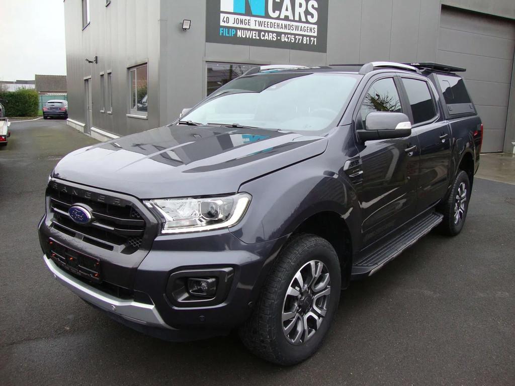 Ford Ranger 212pk, ALU.CAB voor daktent, camera, btw in, led, Autos, Cuir, Argent ou Gris, Achat, Entreprise