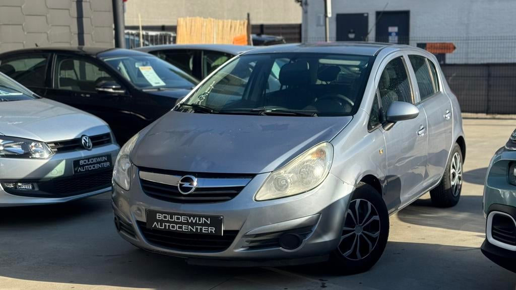 Opel Corsa 1.2Benzine 2009 150.xxxkm Airco,Sensor,Beginners, Voorwielaandrijving, Zwart, Handgeschakeld, 5 deurs