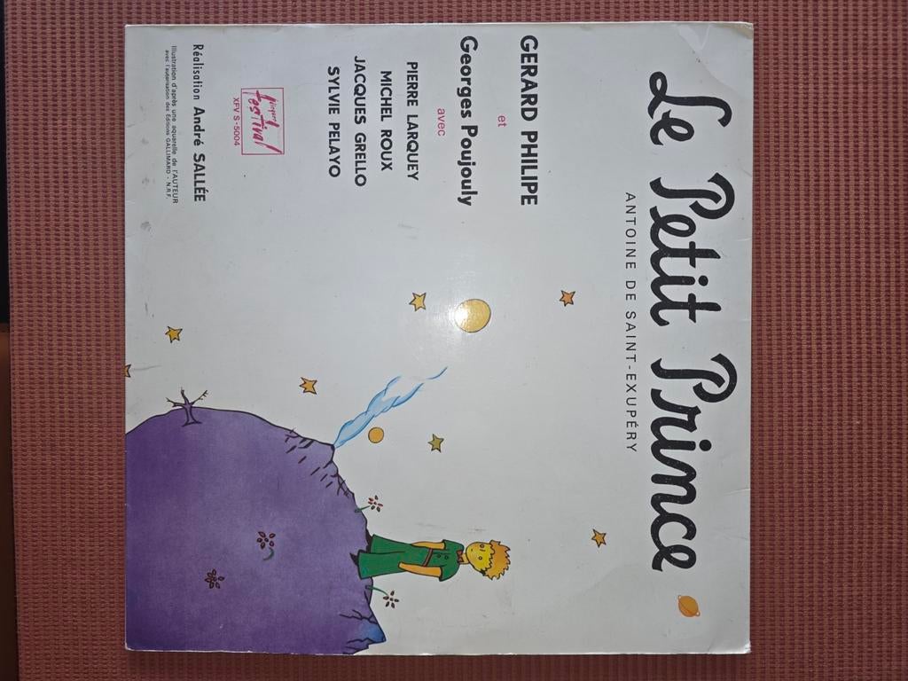 Vinyle + livre Le petit prince Antoine de Saint-Exupéry, CD & DVD, Vinyles | Autres Vinyles