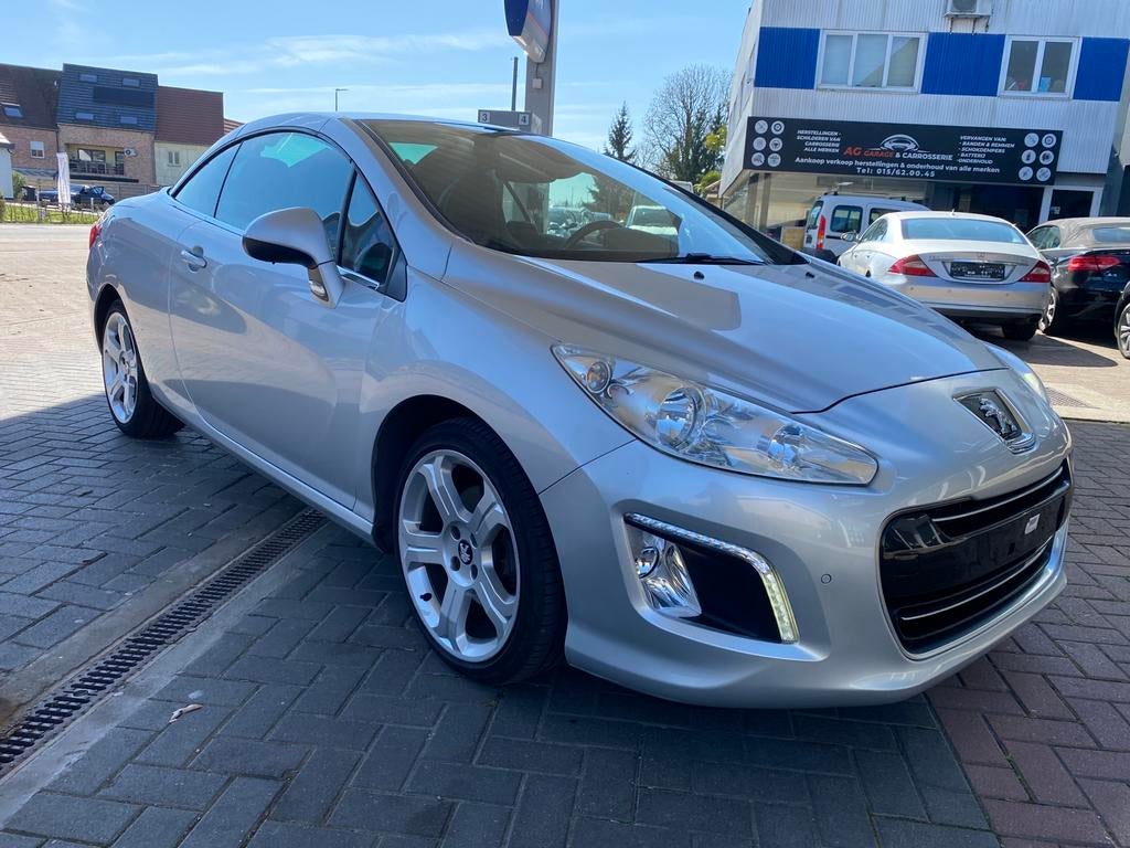 Peugeot 308cc 1.6 - ESSENCE - AUTOMATIQUE - 130.000km - 2012, Cuir, Argent ou Gris, Entreprise, Cabriolet