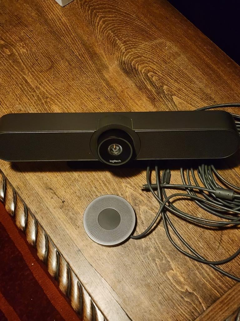 Caméra de conférence Logitech MeetUp 4K avec micro d'extensi, Enlèvement ou Envoi, Micro