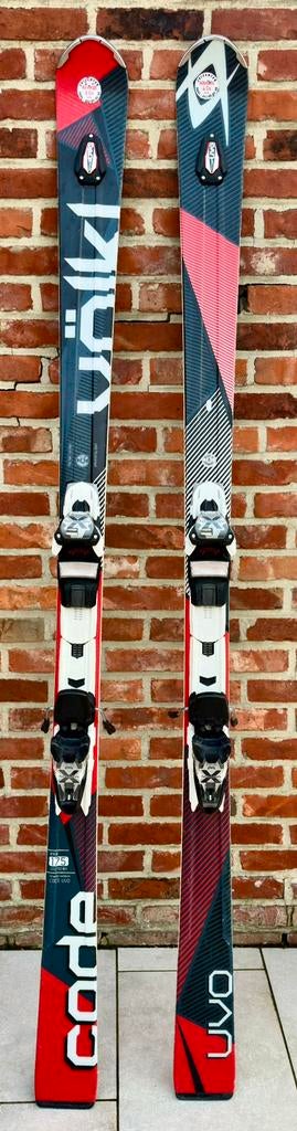 Volkl UVO ski’s 175 cm + Leki stokken 120 cm – goede staat, 160 tot 180 cm, Gebruikt, Ophalen, Overige merken