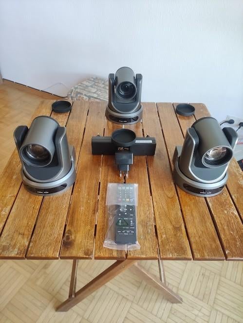 3x PTZOPTICS Webcasting LIVE Streaming WEBTV IP PTZ Cameras, Verzenden, Zo goed als nieuw