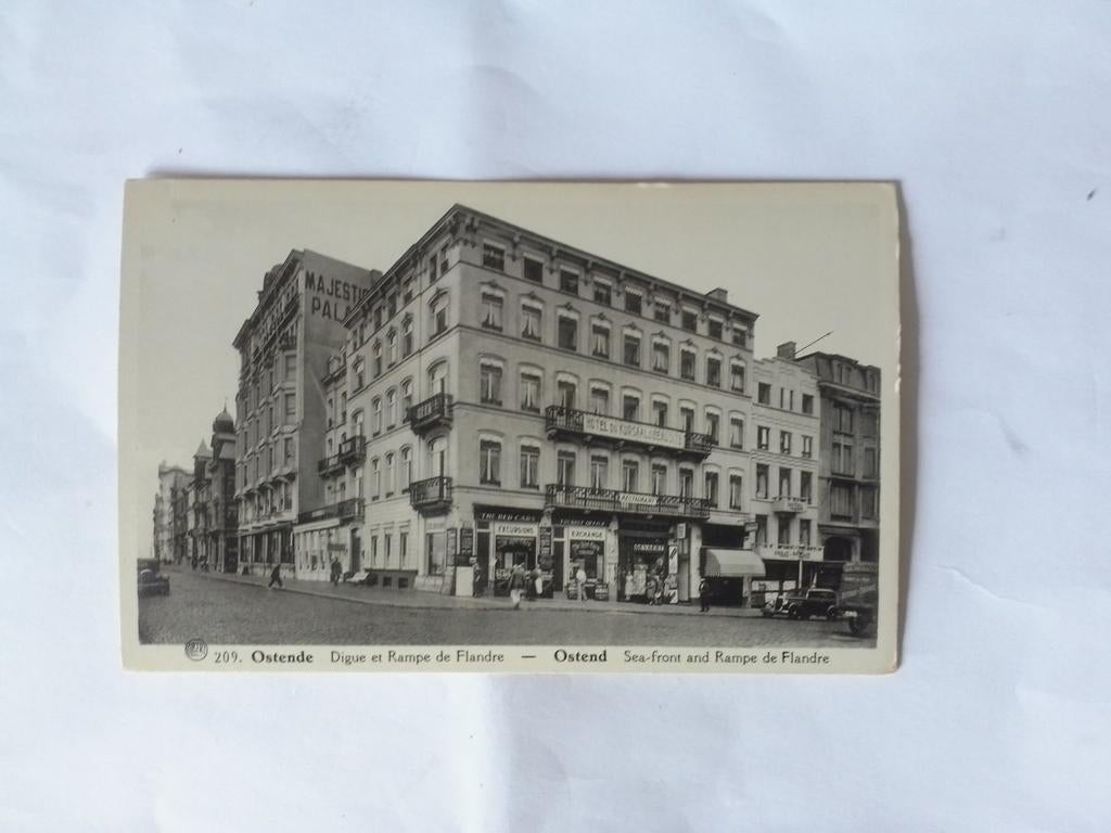 OSTENDE , DIGUE ET RAMPE DE FLANDRE, Envoi, 1920 à 1940, Non affranchie, Flandre Occidentale