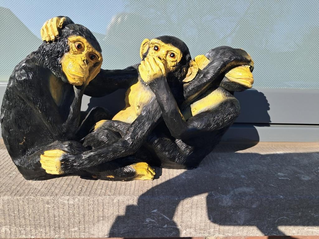 Apen horen, zien en zwijgen, decoratie, Verzamelen, Ophalen