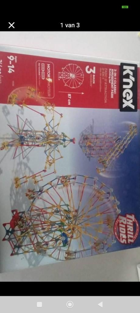 Knex, Kinderen en Baby's, Speelgoed | Educatief en Creatief, Ophalen, Gebruikt, Bouwen, Met geluid