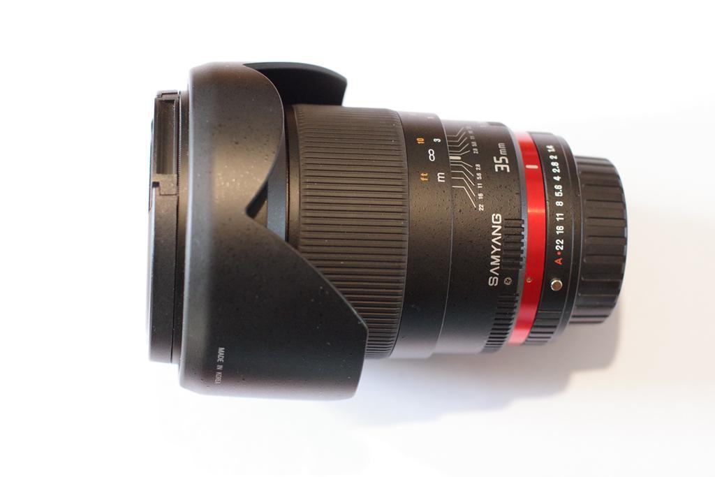 Samyang 35mm f/1.4 Asferisch voor Pentax K, Audio, Tv en Foto, Foto | Lenzen en Objectieven, Ophalen, Zo goed als nieuw, Standaardlens