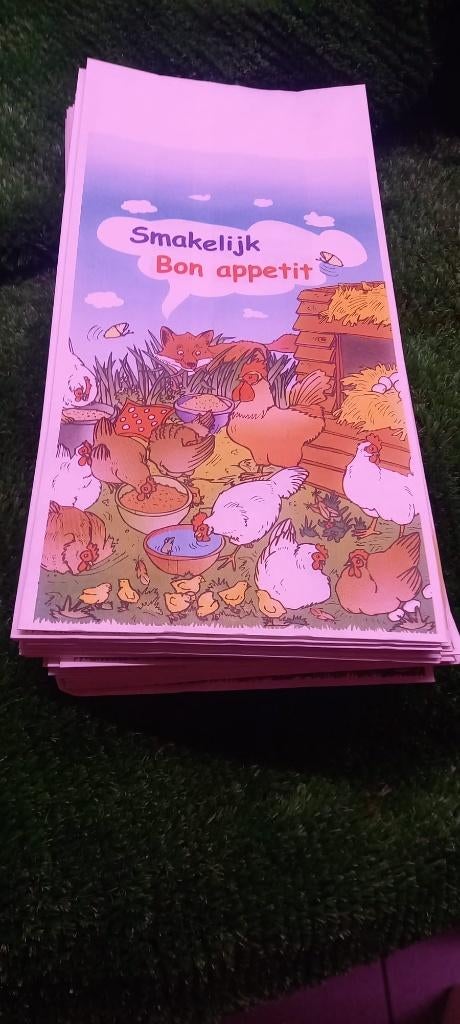 sacs à poulet en papier/sacs d'alimentation pour poulets, Enlèvement ou Envoi