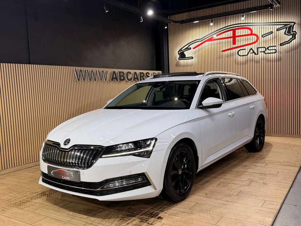 Skoda Superb Combi PHEV 1.4 TSI Sportline DSG * GAR 12 MOIS, Auto's, Skoda, Automaat, Gebruikt, Leder, 5 deurs