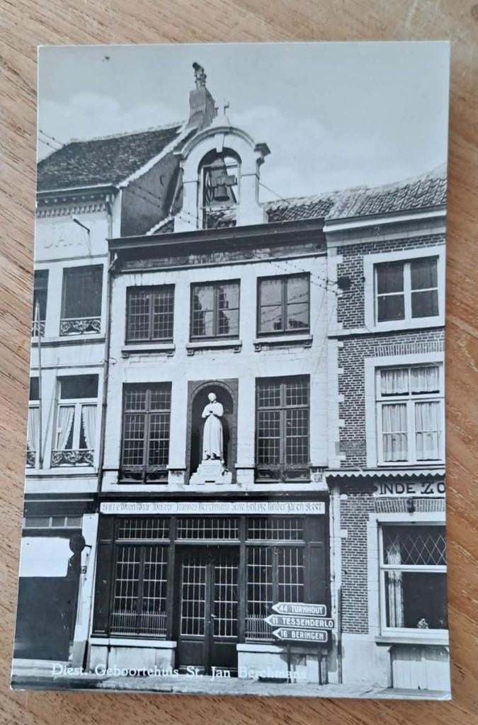 postkaart Diest - Geboortehuis J. Berchmans, Ophalen of Verzenden, Ongelopen, Vlaams-Brabant