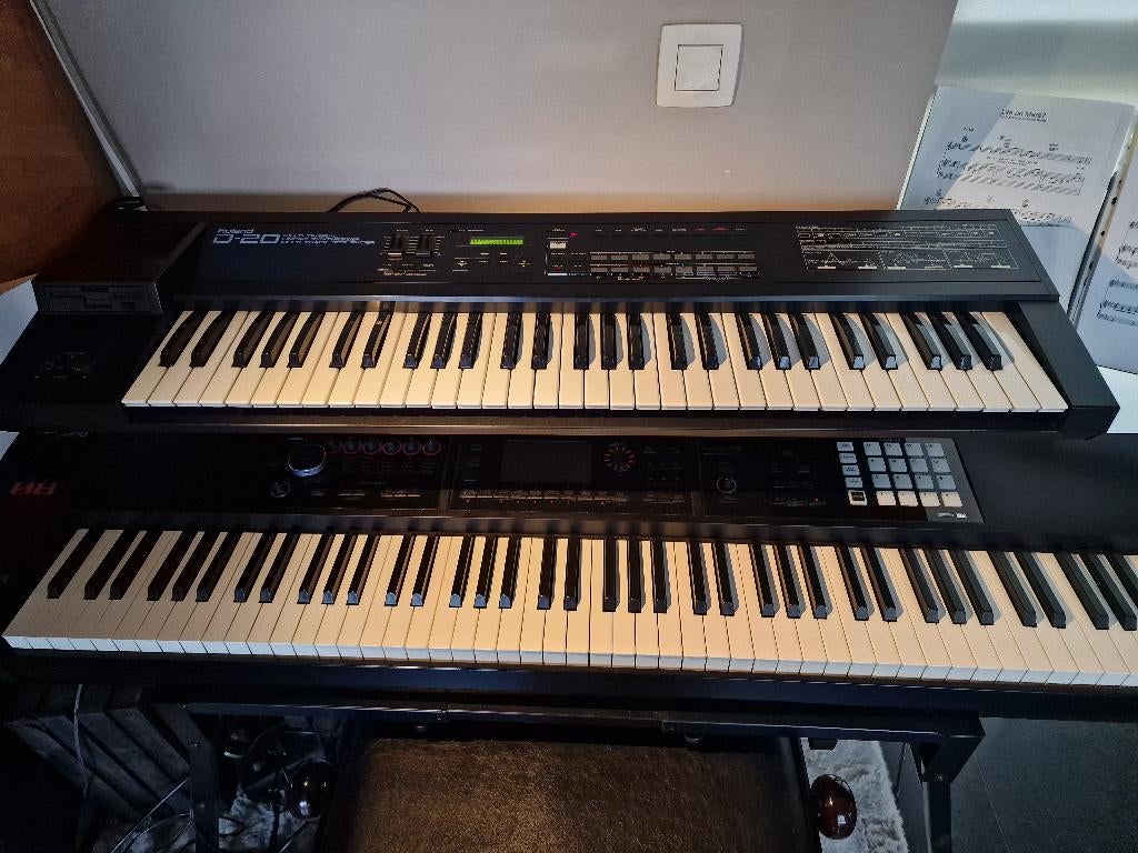 Synthétiseur Roland D20 Vintage, Musique & Instruments, 61 touches, Roland, Comme neuf, Enlèvement