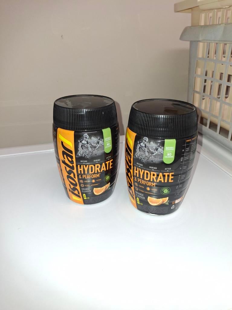 2 bidons boisson sportive Isostar, Sport en Fitness, Wielrennen, Ophalen
