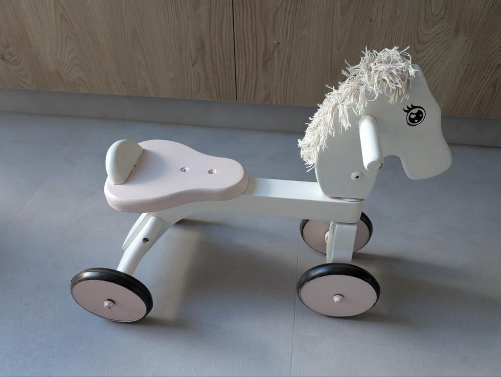 Loopfiets houten paard, Fietsen en Brommers, Ophalen