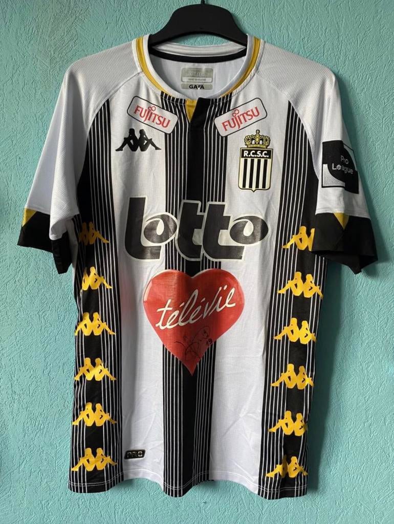 Matchworn RCSC 2020/2021 - Signed Lucas Ribiero Costa, Enlèvement ou Envoi, Utilisé, Maillot