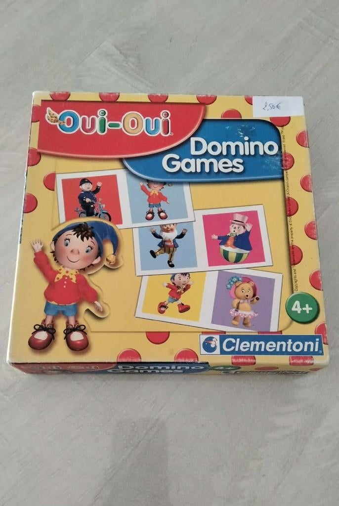 Domino Oui-Oui / Noddy / Clementoni / speelgoed, Kinderen en Baby's, Speelgoed | Educatief en Creatief, Ophalen of Verzenden, Gebruikt