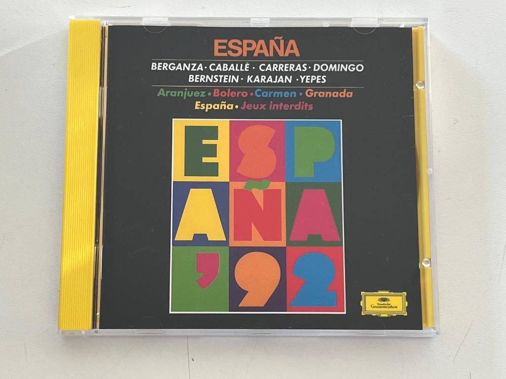 España 1992 (Berganza - Caballé - Carreras - Domingo...), Ophalen of Verzenden, Gebruikt