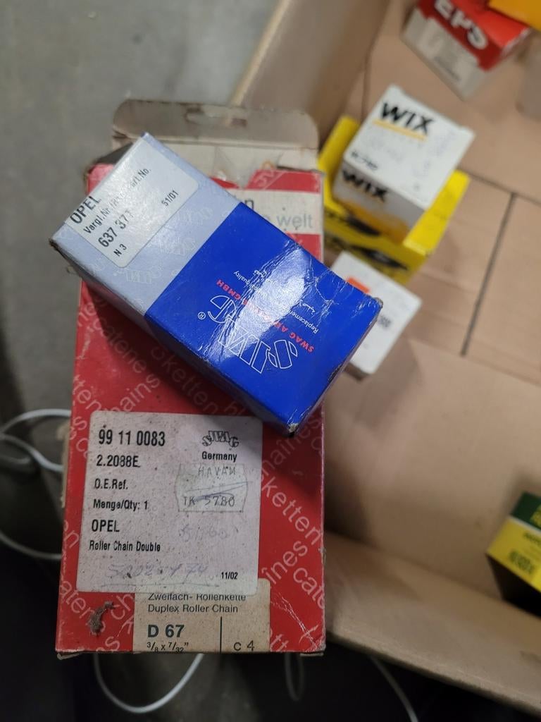 Distributieketting en spanner Opel Kadett c Gte en rally, Enlèvement, Opel