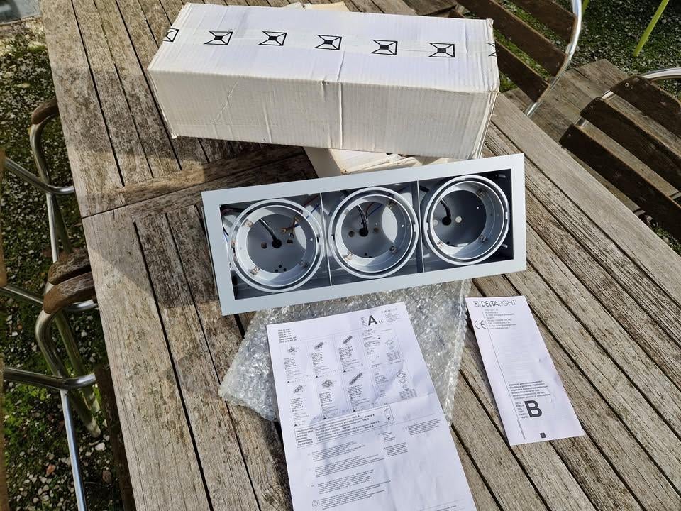 Inbouwspot Deltalight - splinternieuw, Huis en Inrichting, Lampen | Spots, Metaal of Aluminium, Nieuw, Ophalen of Verzenden, Led