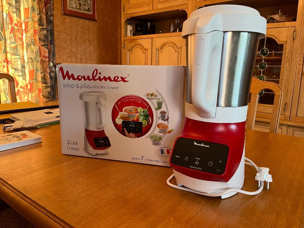 MOULINEX SOUP & PLUS (BLENDER MIXEUR), Neuf, Résiste au lave-vaisselle, Enlèvement, 1 à 2 litres
