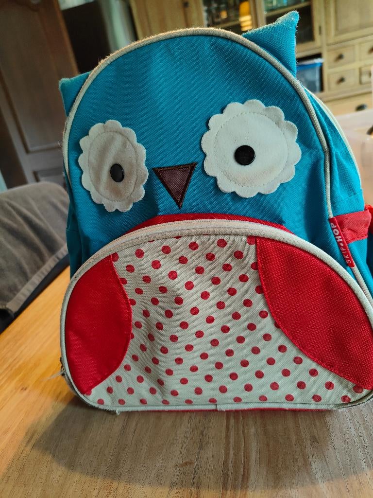 Skip Hop Uil kinderrugzakje/boekentasje 10L, Enlèvement ou Envoi, 30 à 40 cm, Moins de 30 cm, Utilisé