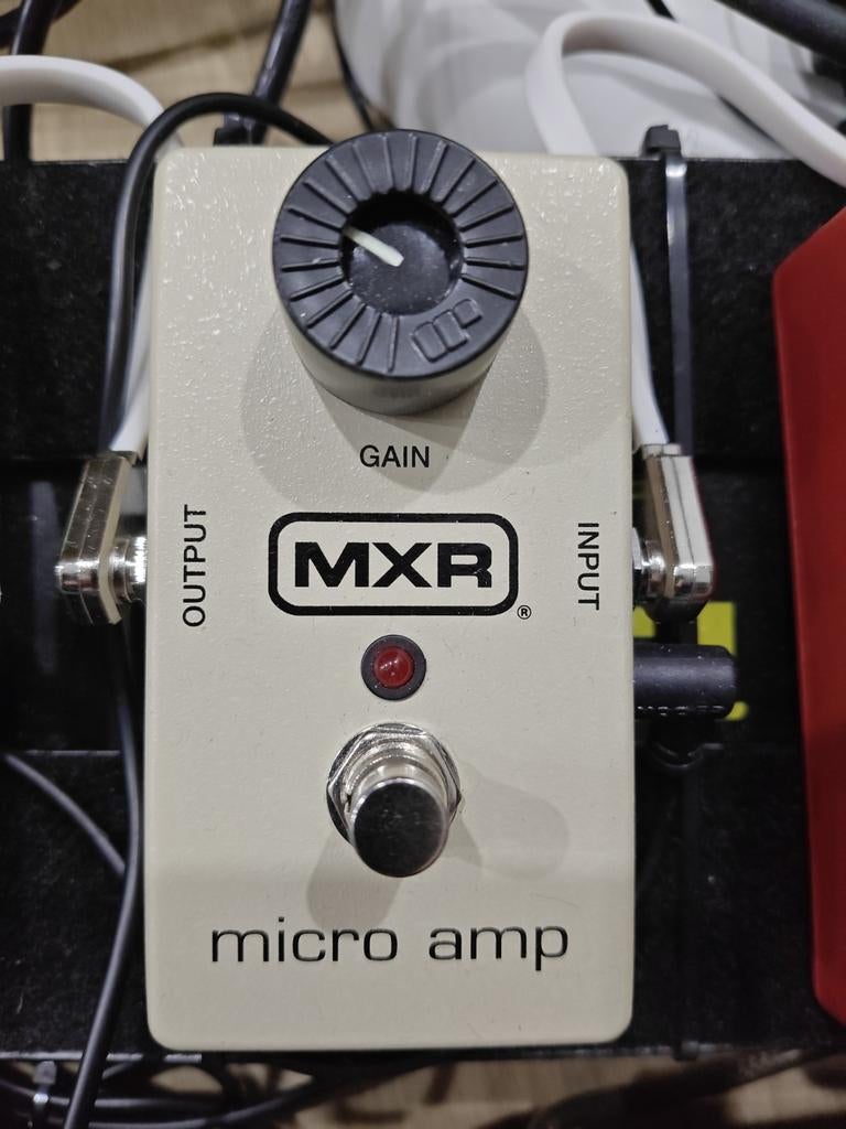 MXR microversterker - Clean Boost, Muziek en Instrumenten, Effecten, Ophalen of Verzenden, Gebruikt, Distortion, Overdrive of Fuzz