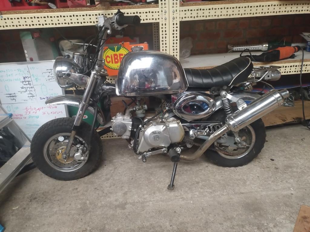 Zhenhua Monkey Gorilla Chrome, Fietsen en Brommers, Ophalen, Gebruikt, Overige modellen, 49 cc