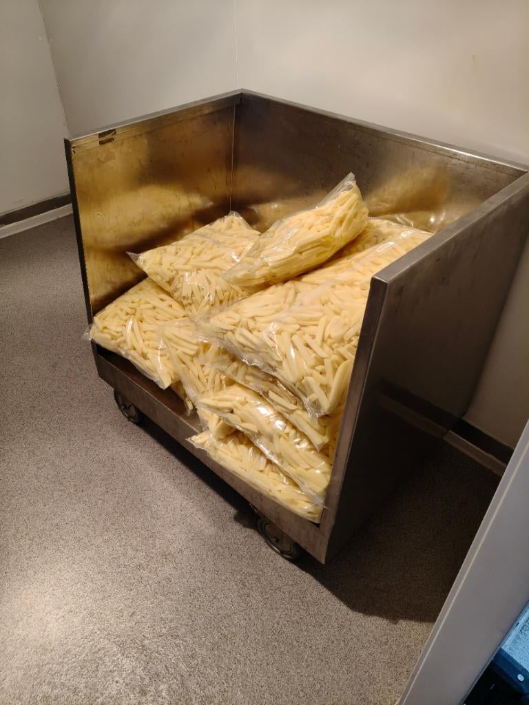 Poubelle à roulettes en inox, chariot en acier inoxydable, Articles professionnels, Horeca | Autre, Enlèvement