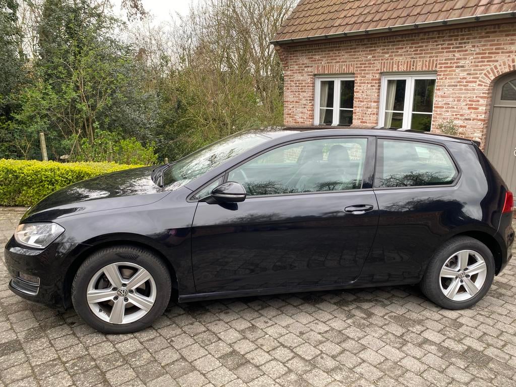 Golf 7 benzine 1.2 TSI, Zwart, Handgeschakeld, 1200 cc, Onderhoudsboekje
