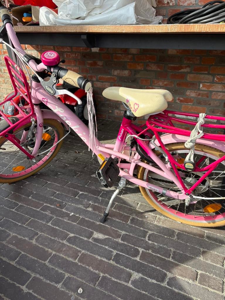 Roze meisjesfiets 4-6jaar, Fietsen en Brommers, Ophalen, Zo goed als nieuw