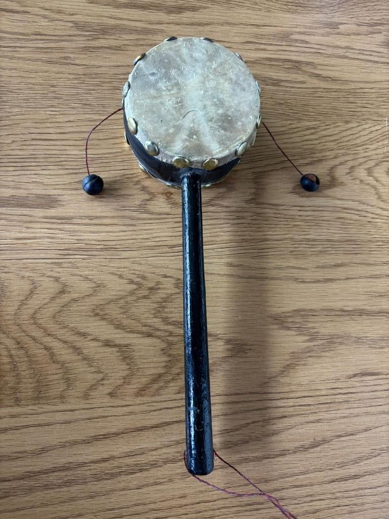 Trommelratel , Handtrommel, Muziek en Instrumenten, Drumstellen en Slagwerk, Ophalen, Gebruikt