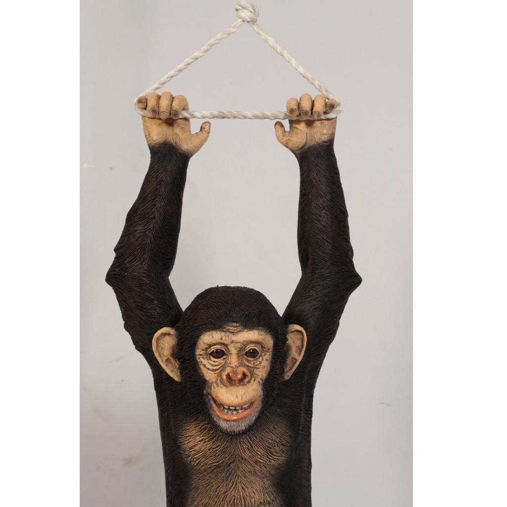 Hanging Chimpansee – Aap beeld Hoogte 98 cm, Ophalen, Nieuw