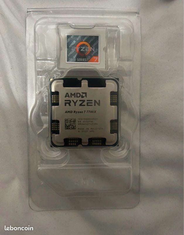 AMD Ryzen 7 7700x AM5-processor, Computers en Software, Processors, Zo goed als nieuw, AMD Ryzen 7, 4 Ghz of meer, 8-core
